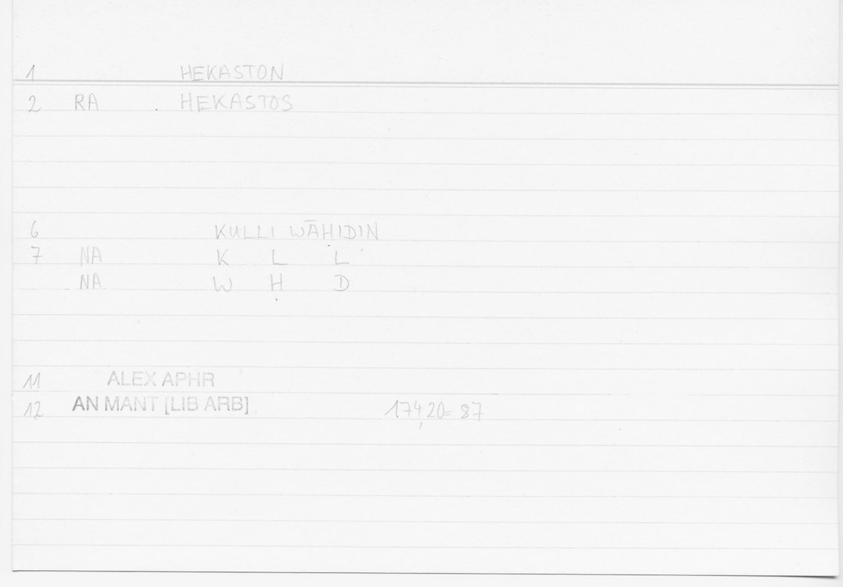 Filecard Alex.An-Mant_LibArb.674