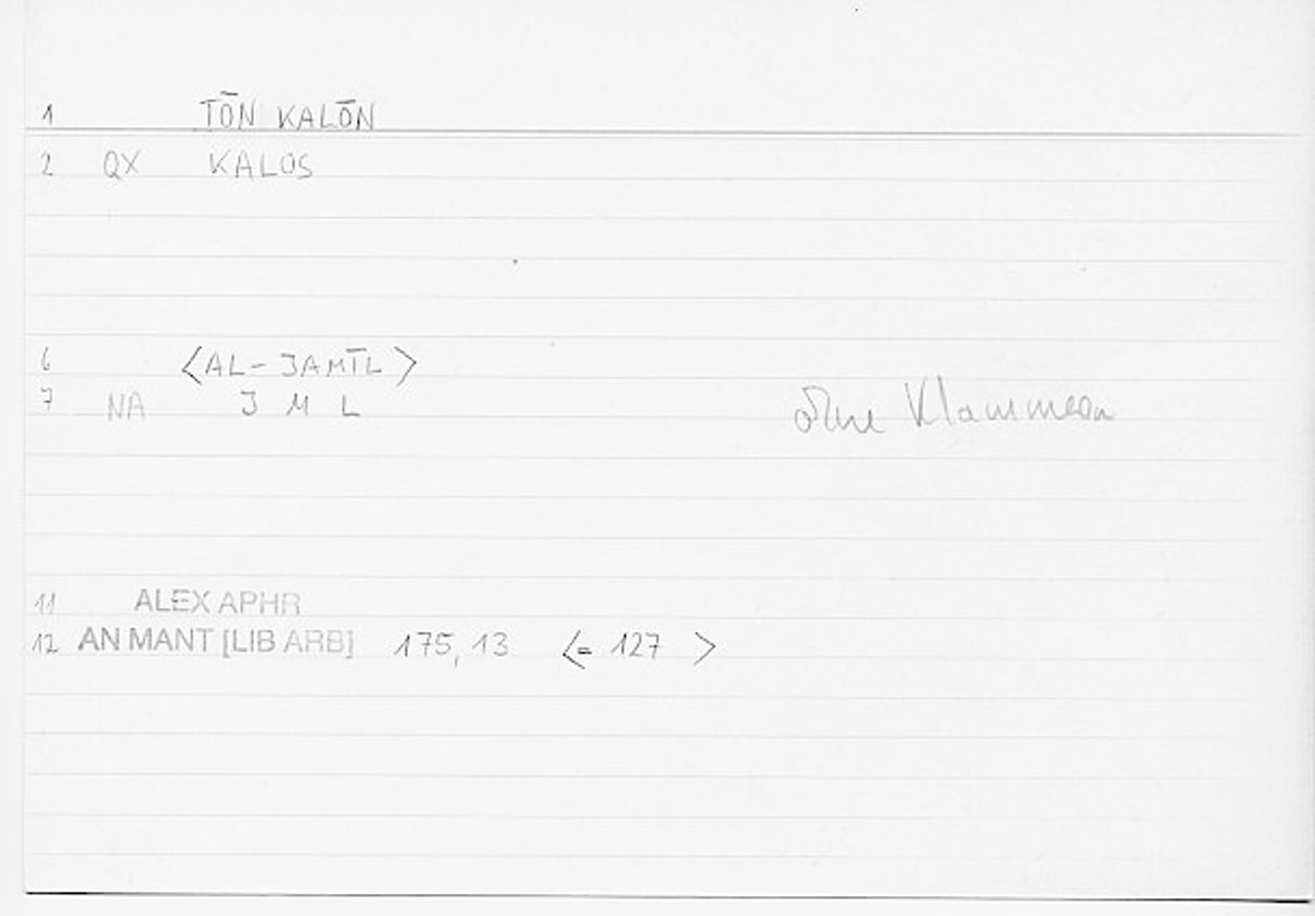 Filecard Alex.An-Mant_LibArb.699