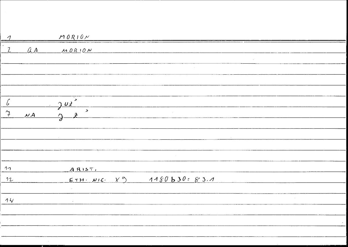 Filecard Arist.Eth-Nic.10017