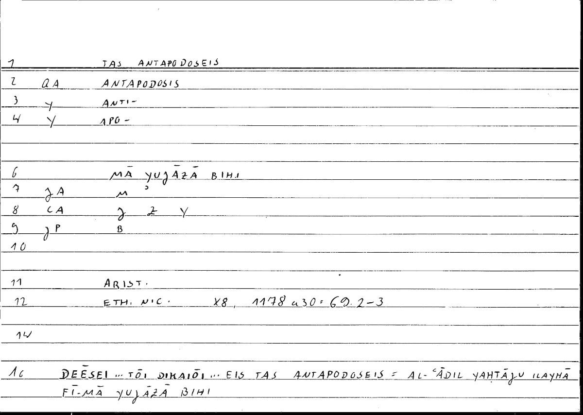 Filecard Arist.Eth-Nic.10020