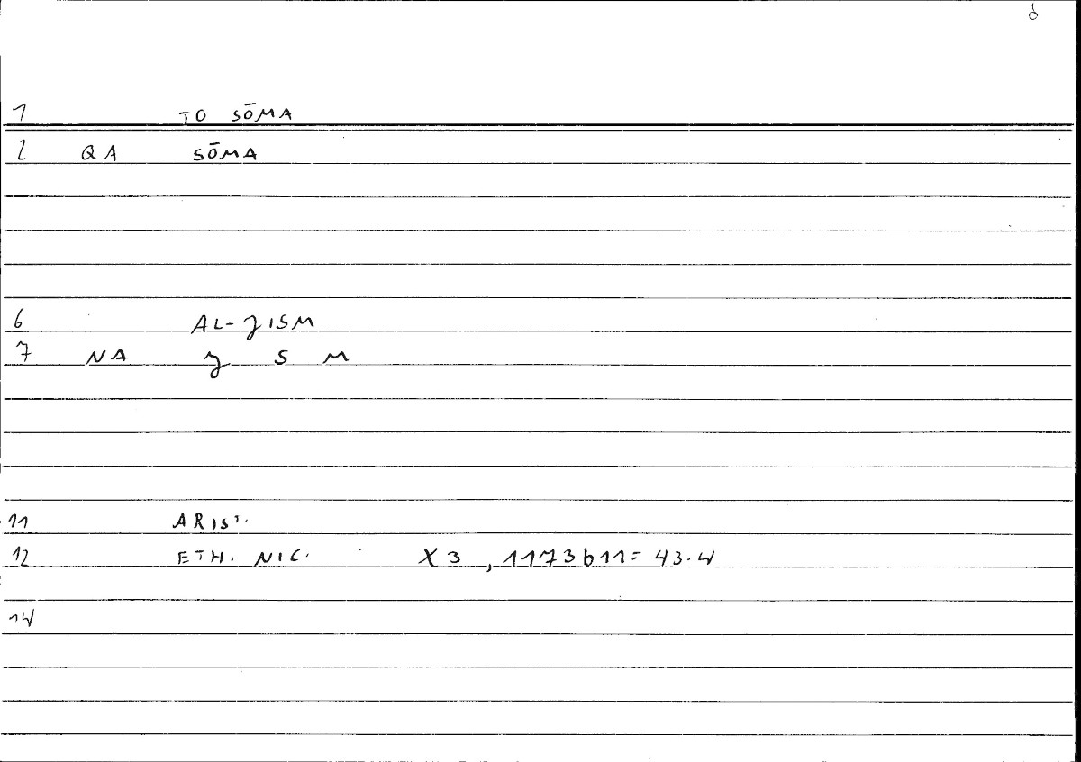 Filecard Arist.Eth-Nic.10023
