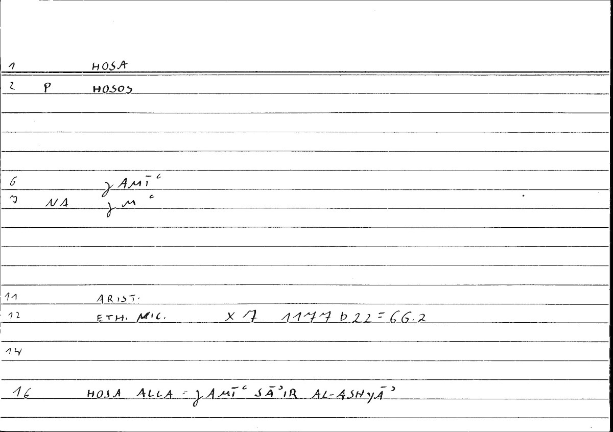 Filecard Arist.Eth-Nic.10030