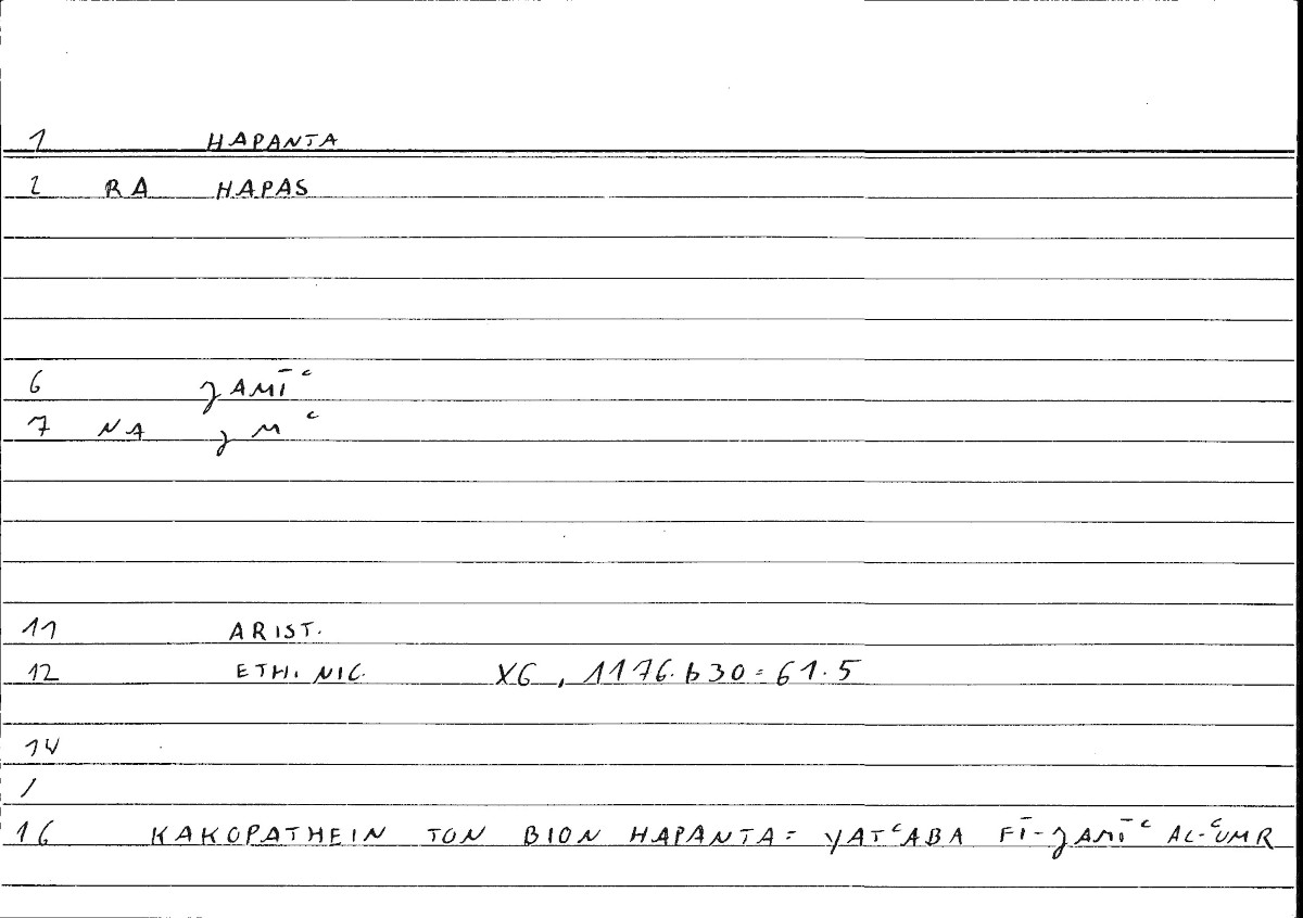 Filecard Arist.Eth-Nic.10034