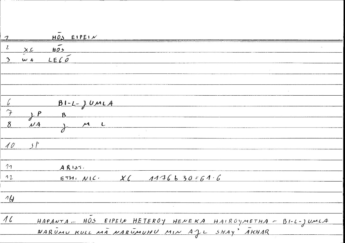 Filecard Arist.Eth-Nic.10043