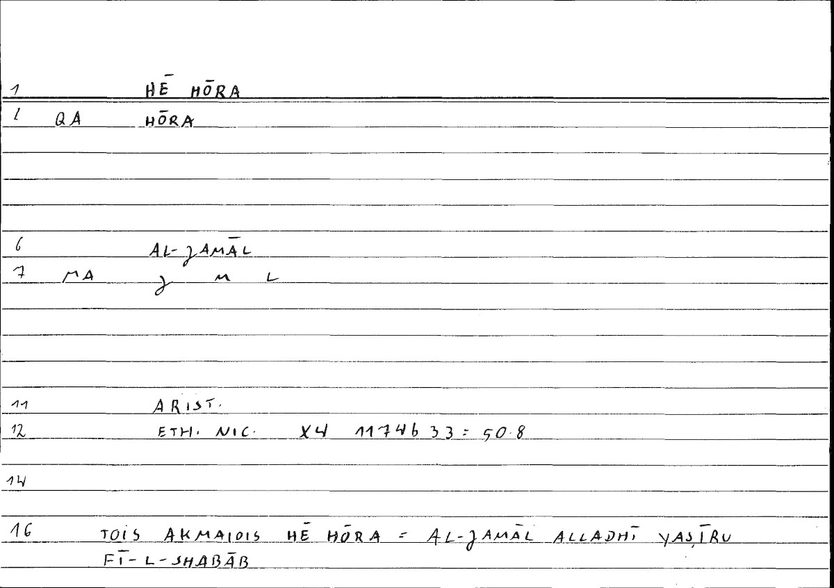 Filecard Arist.Eth-Nic.10047