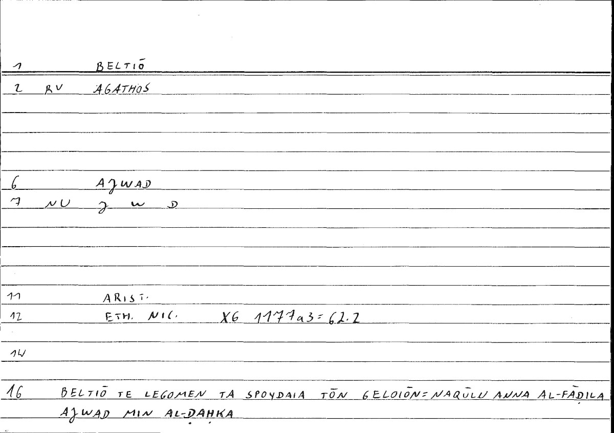 Filecard Arist.Eth-Nic.10064
