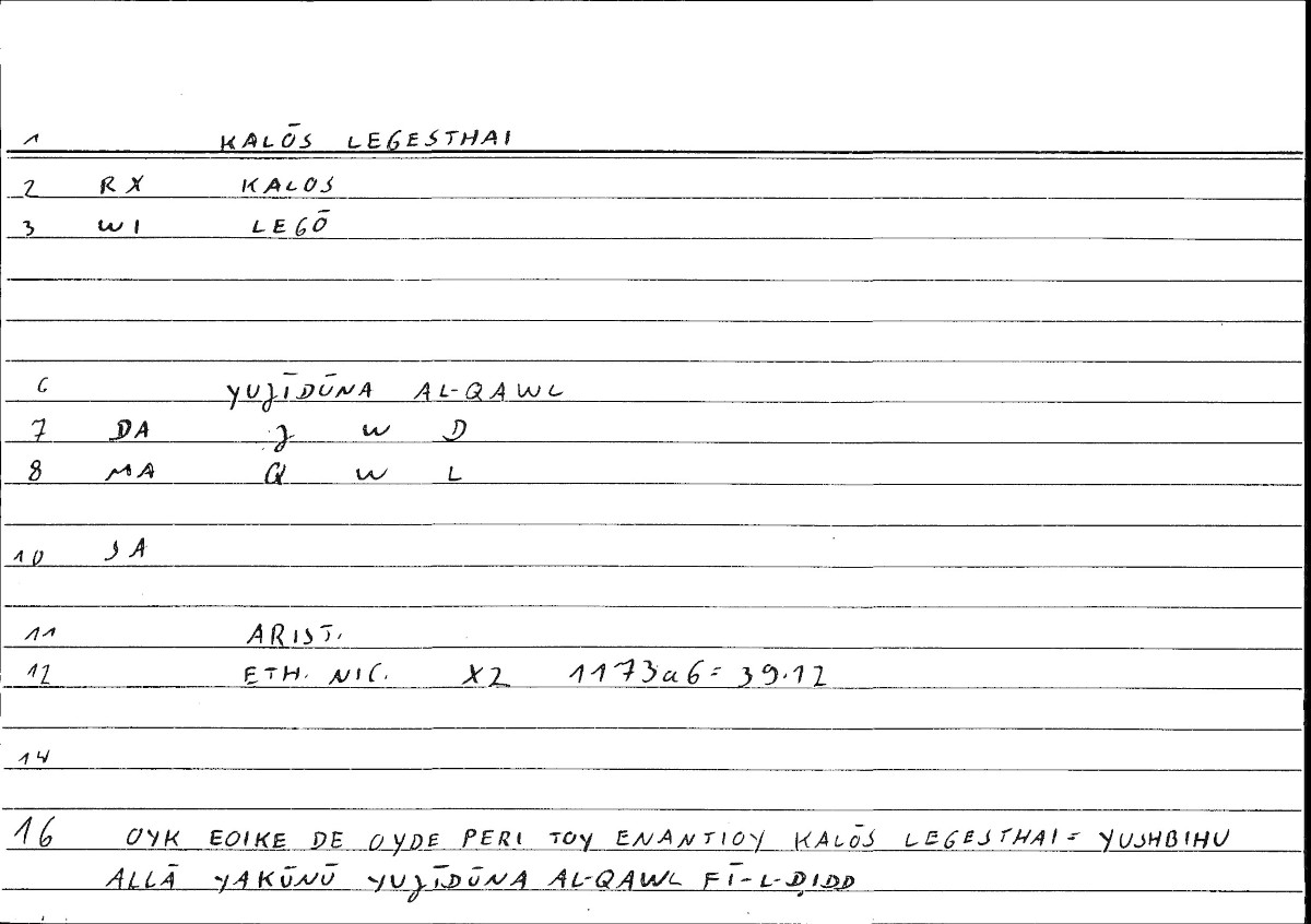 Filecard Arist.Eth-Nic.10074