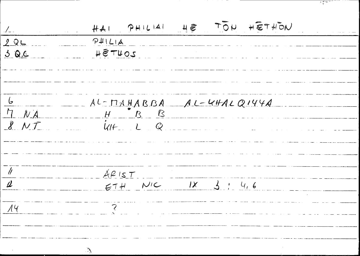 Filecard Arist.Eth-Nic.10088