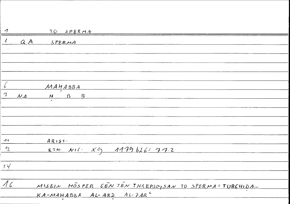 Filecard Arist.Eth-Nic.10098