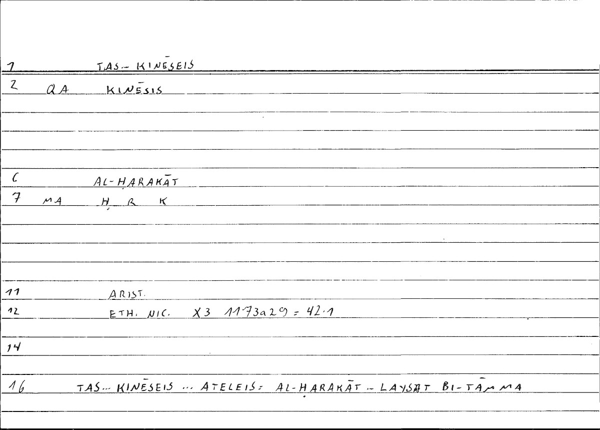 Filecard Arist.Eth-Nic.10123