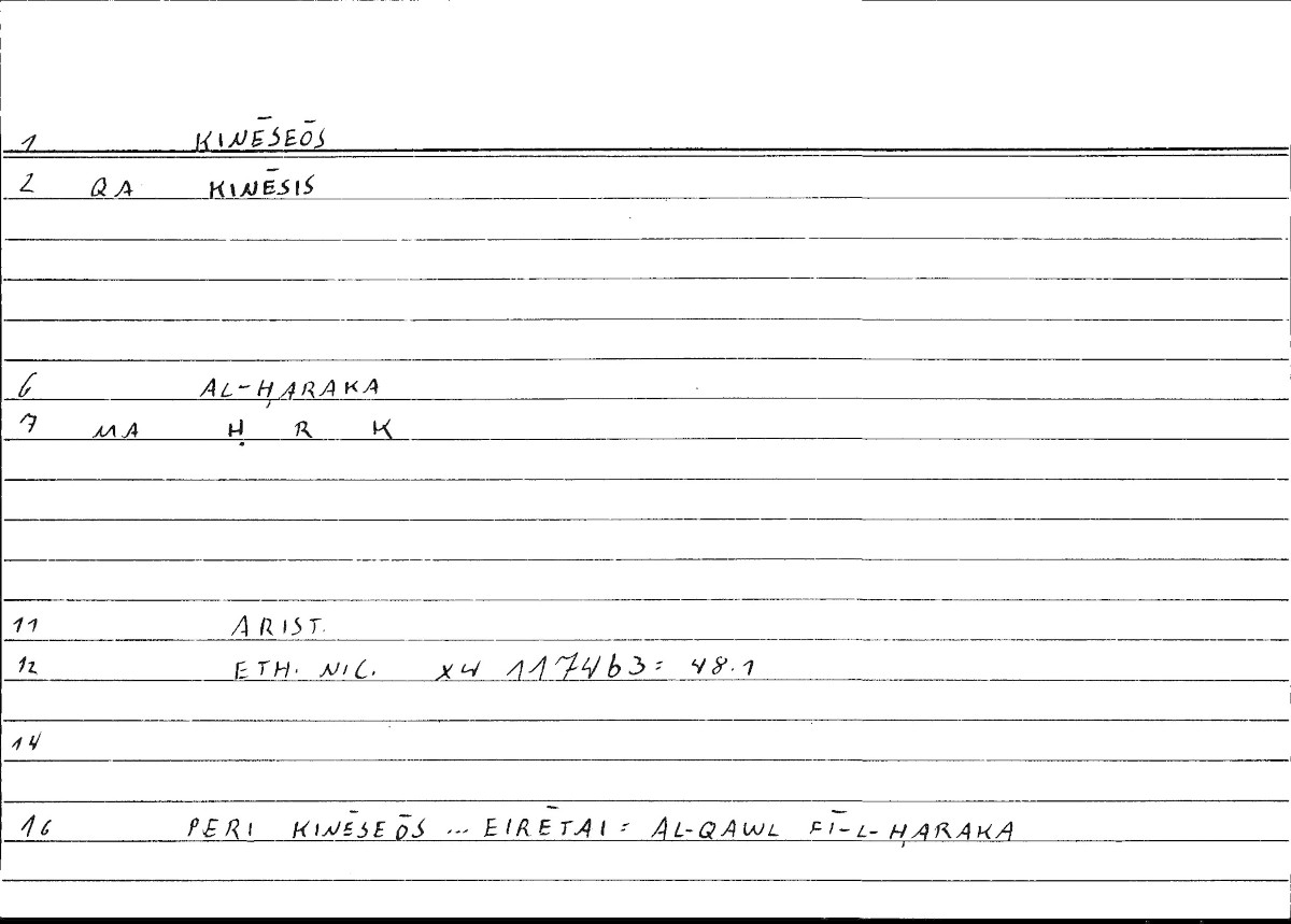 Filecard Arist.Eth-Nic.10127