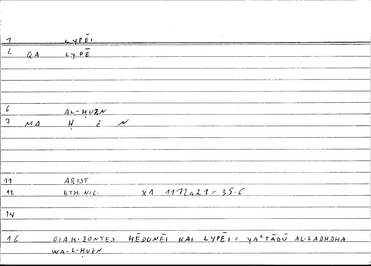 Filecard Arist.Eth-Nic.10140