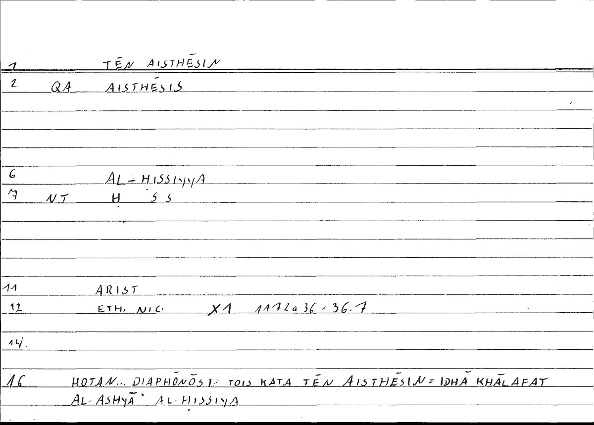 Filecard Arist.Eth-Nic.10151