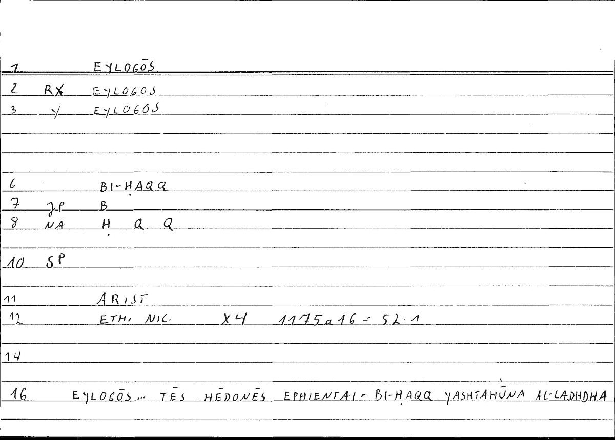 Filecard Arist.Eth-Nic.10169