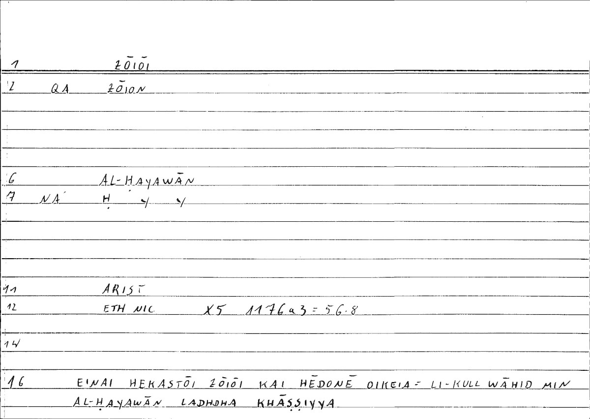 Filecard Arist.Eth-Nic.10227