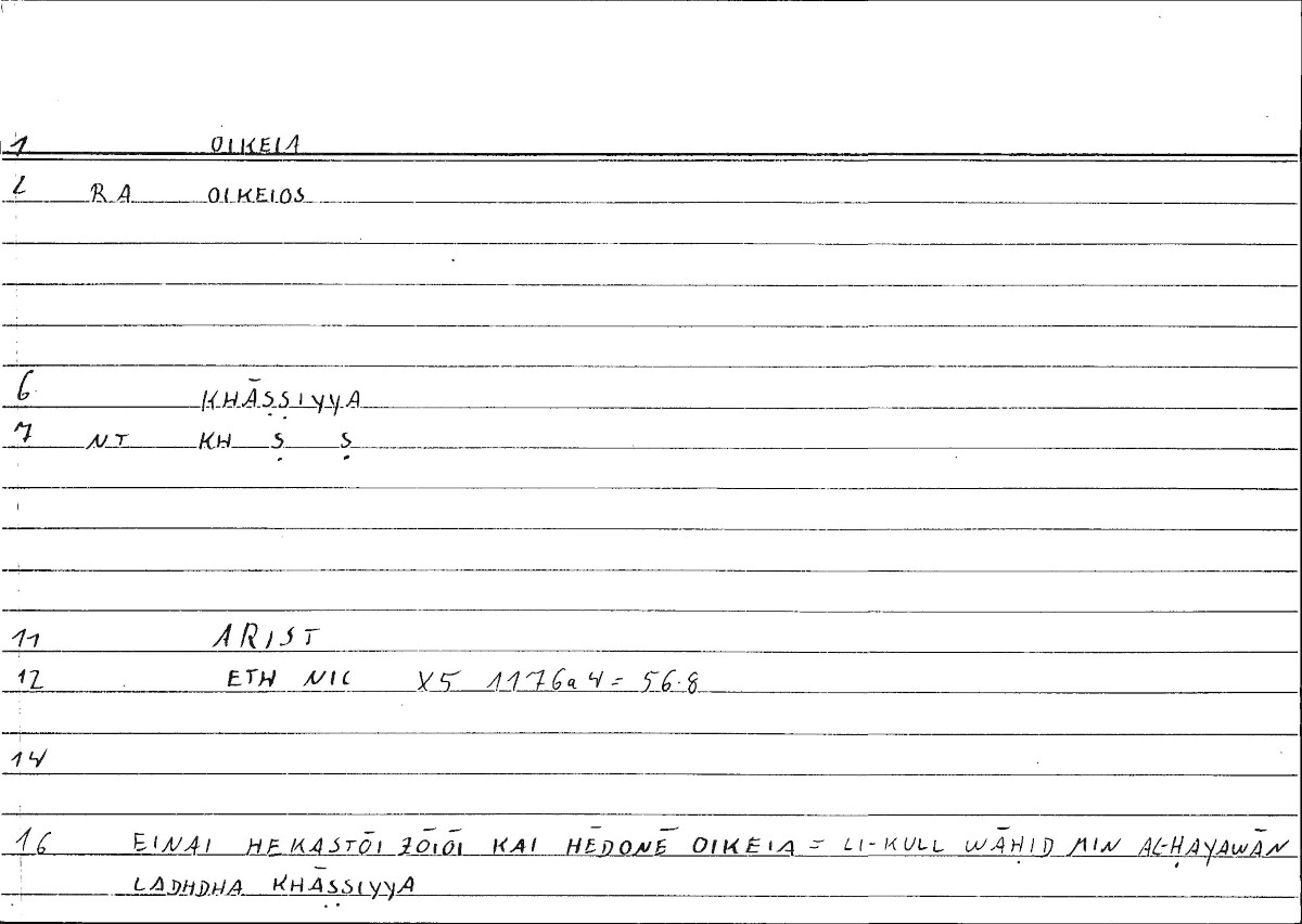Filecard Arist.Eth-Nic.10247