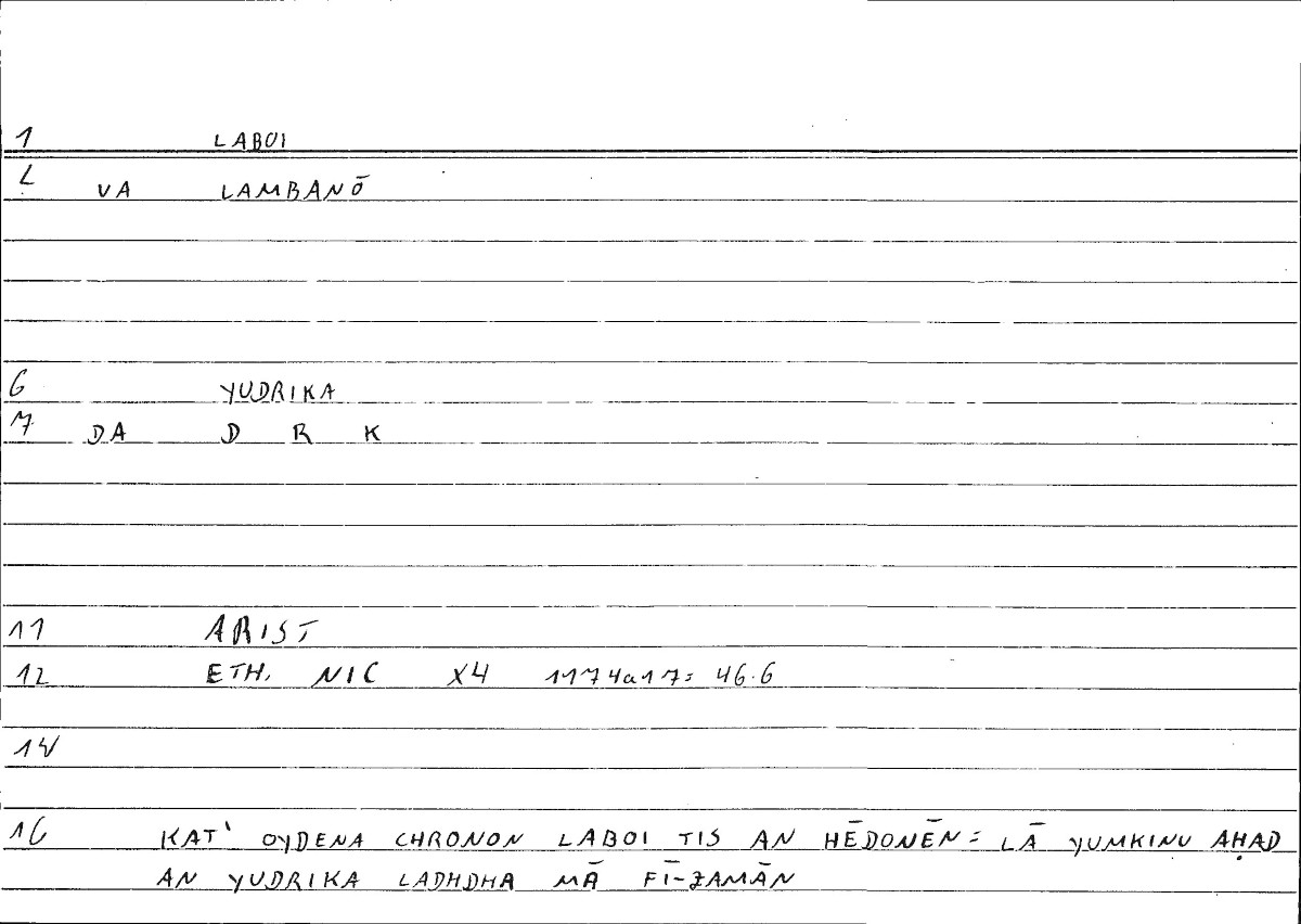 Filecard Arist.Eth-Nic.10323