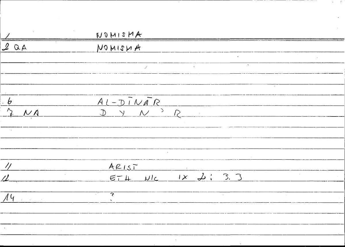 Filecard Arist.Eth-Nic.10333