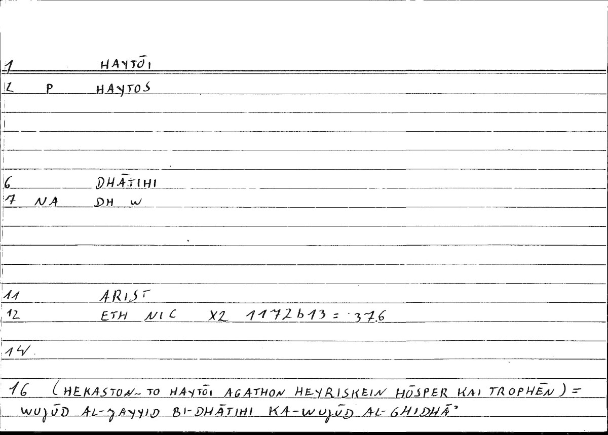 Filecard Arist.Eth-Nic.10351