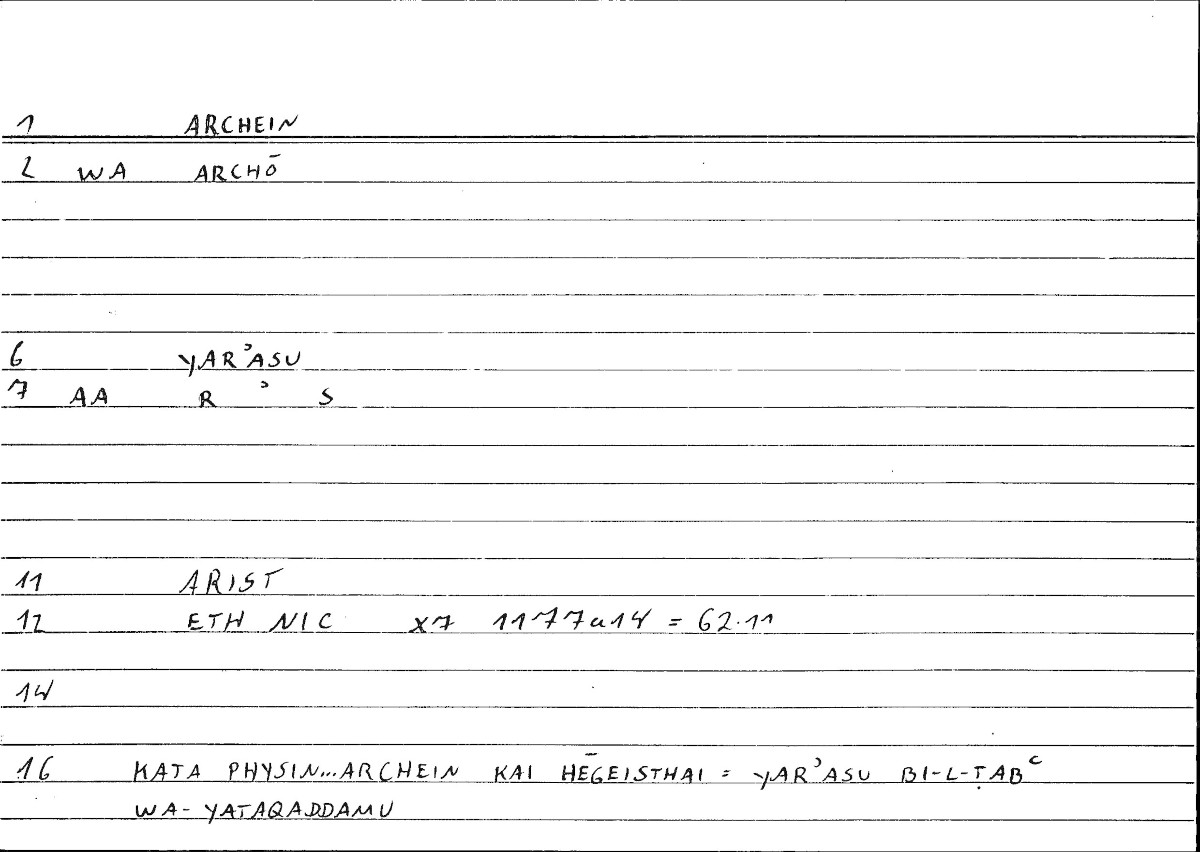 Filecard Arist.Eth-Nic.10359