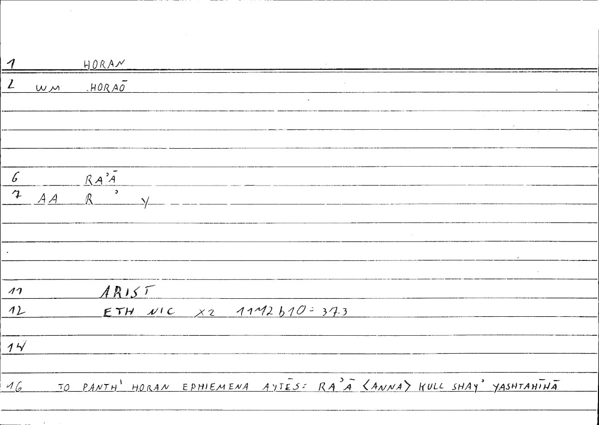 Filecard Arist.Eth-Nic.10368