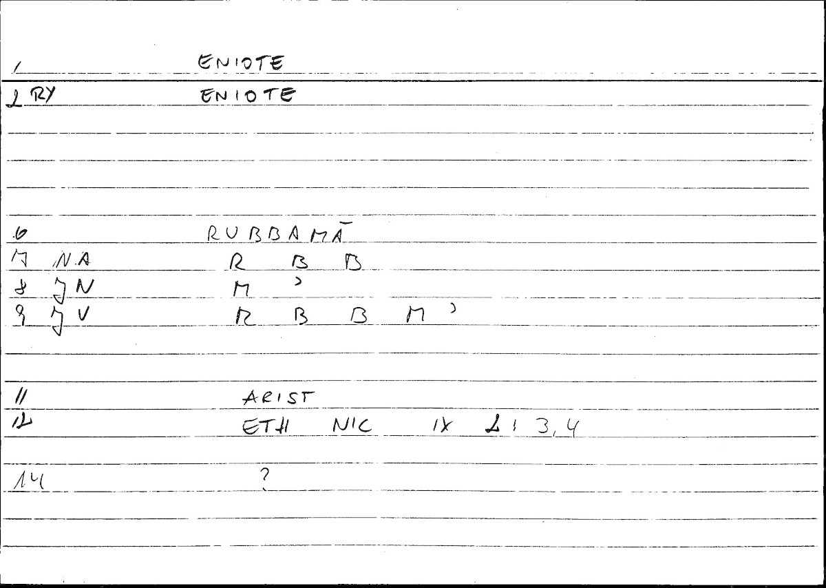 Filecard Arist.Eth-Nic.10383