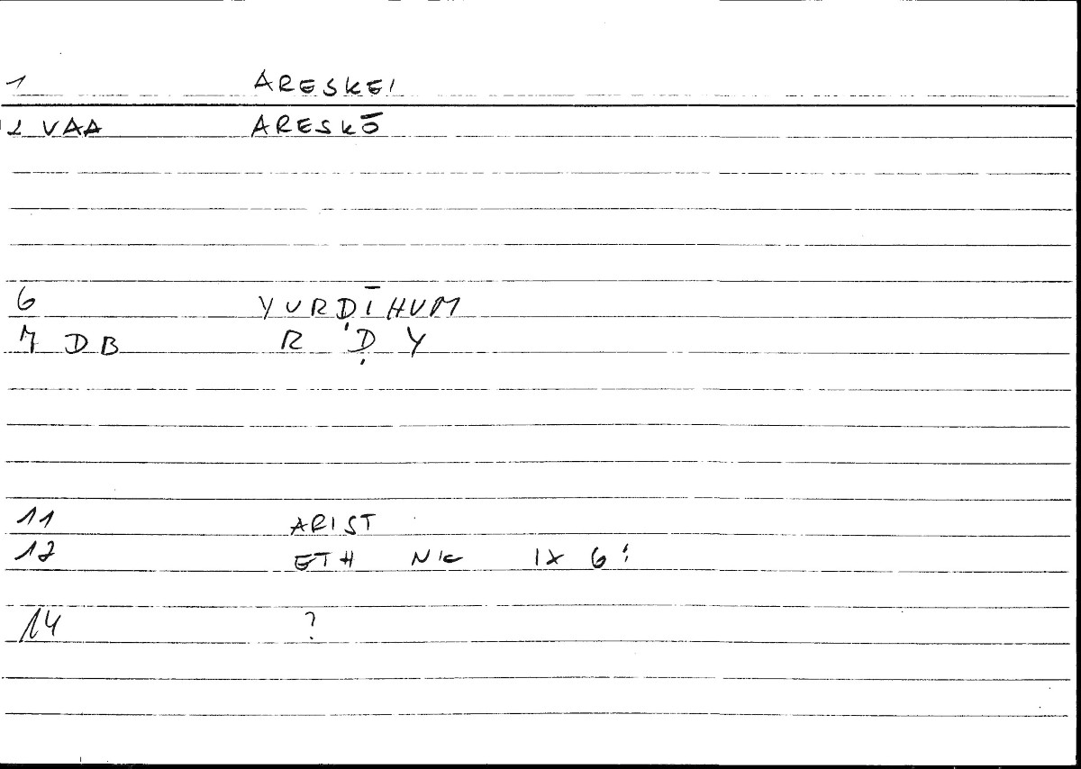 Filecard Arist.Eth-Nic.10412