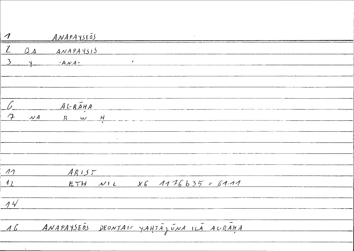 Filecard Arist.Eth-Nic.10422