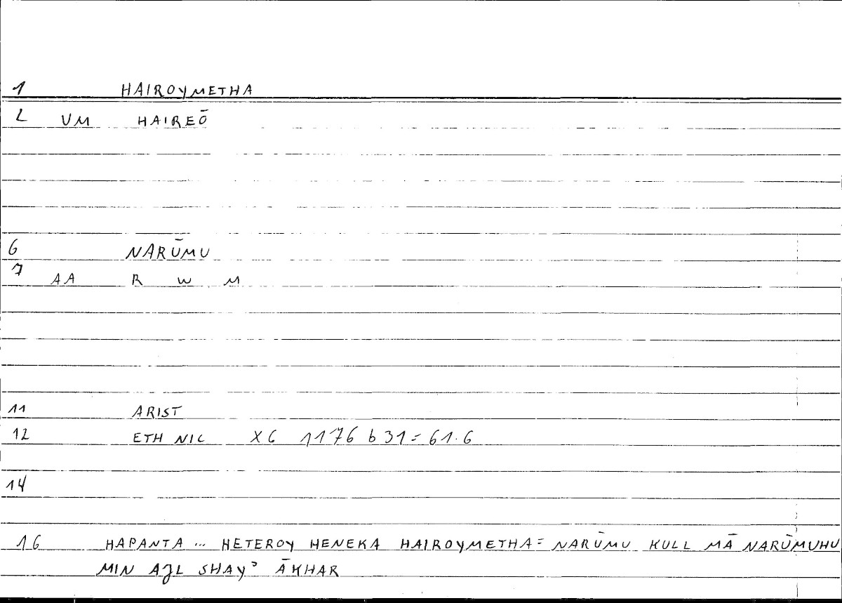 Filecard Arist.Eth-Nic.10435