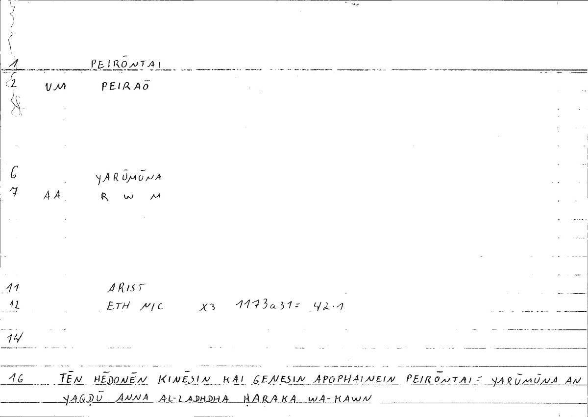 Filecard Arist.Eth-Nic.10436