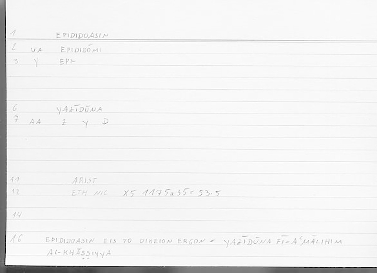 Filecard Arist.Eth-Nic.11010