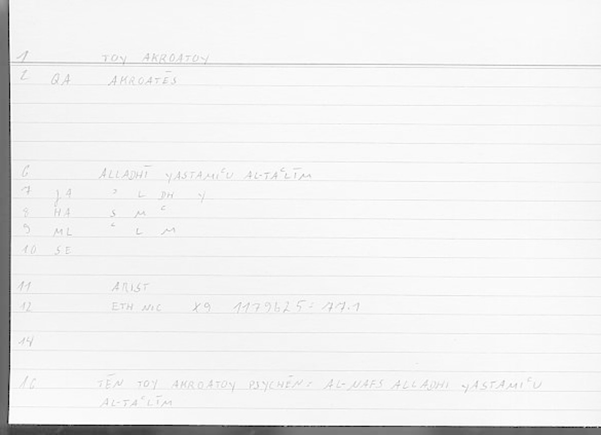 Filecard Arist.Eth-Nic.11052