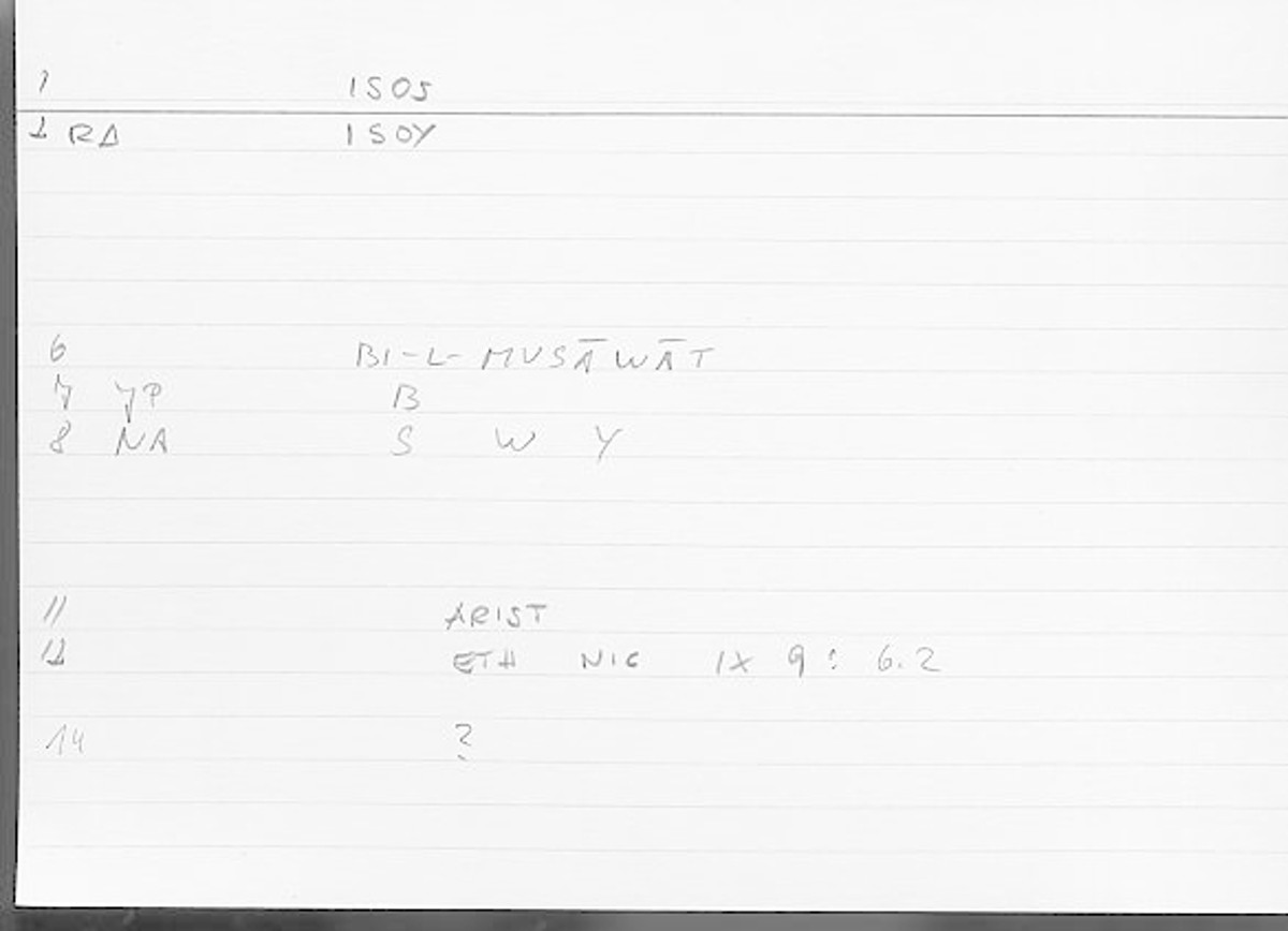 Filecard Arist.Eth-Nic.11058