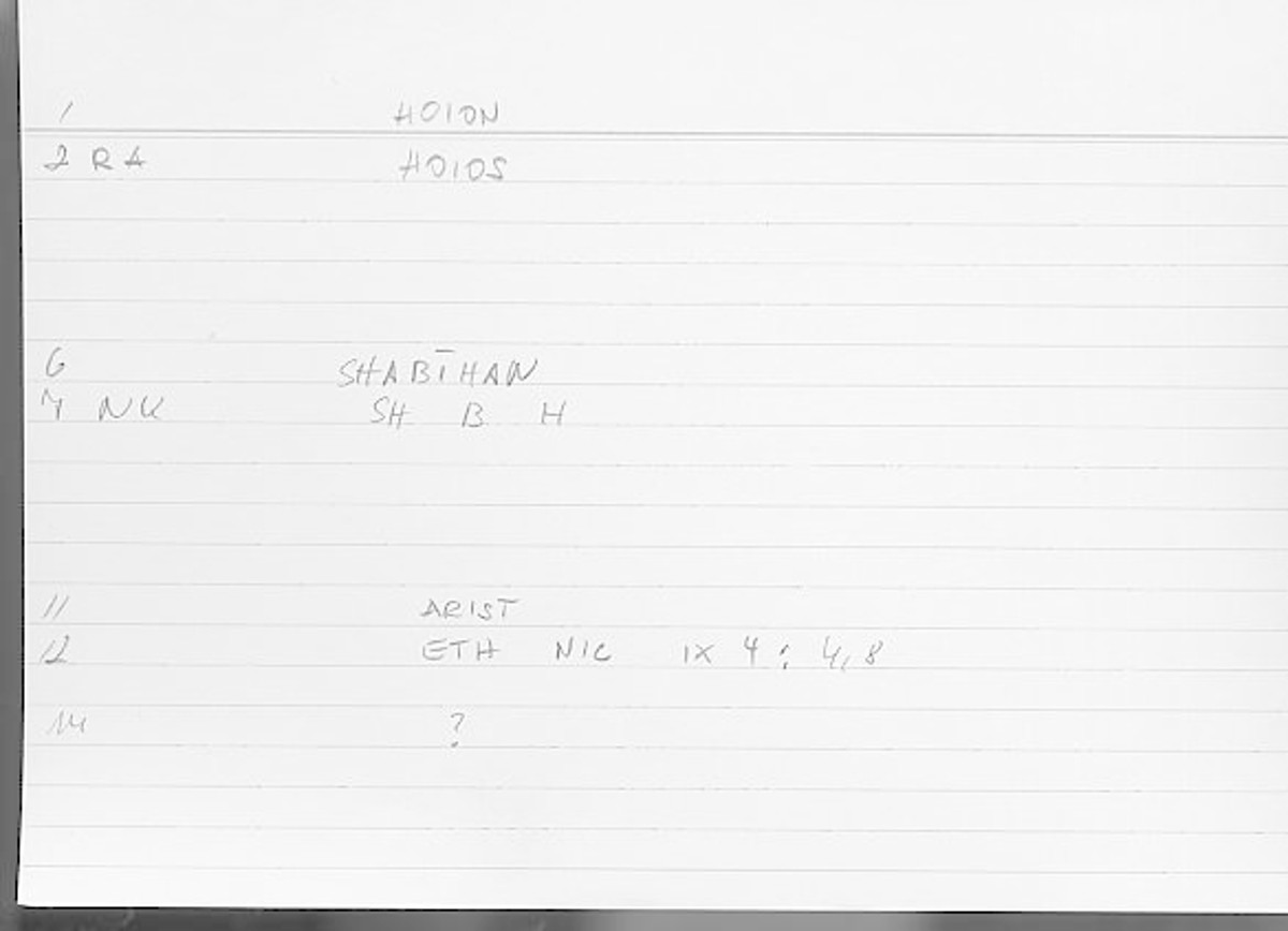 Filecard Arist.Eth-Nic.11073