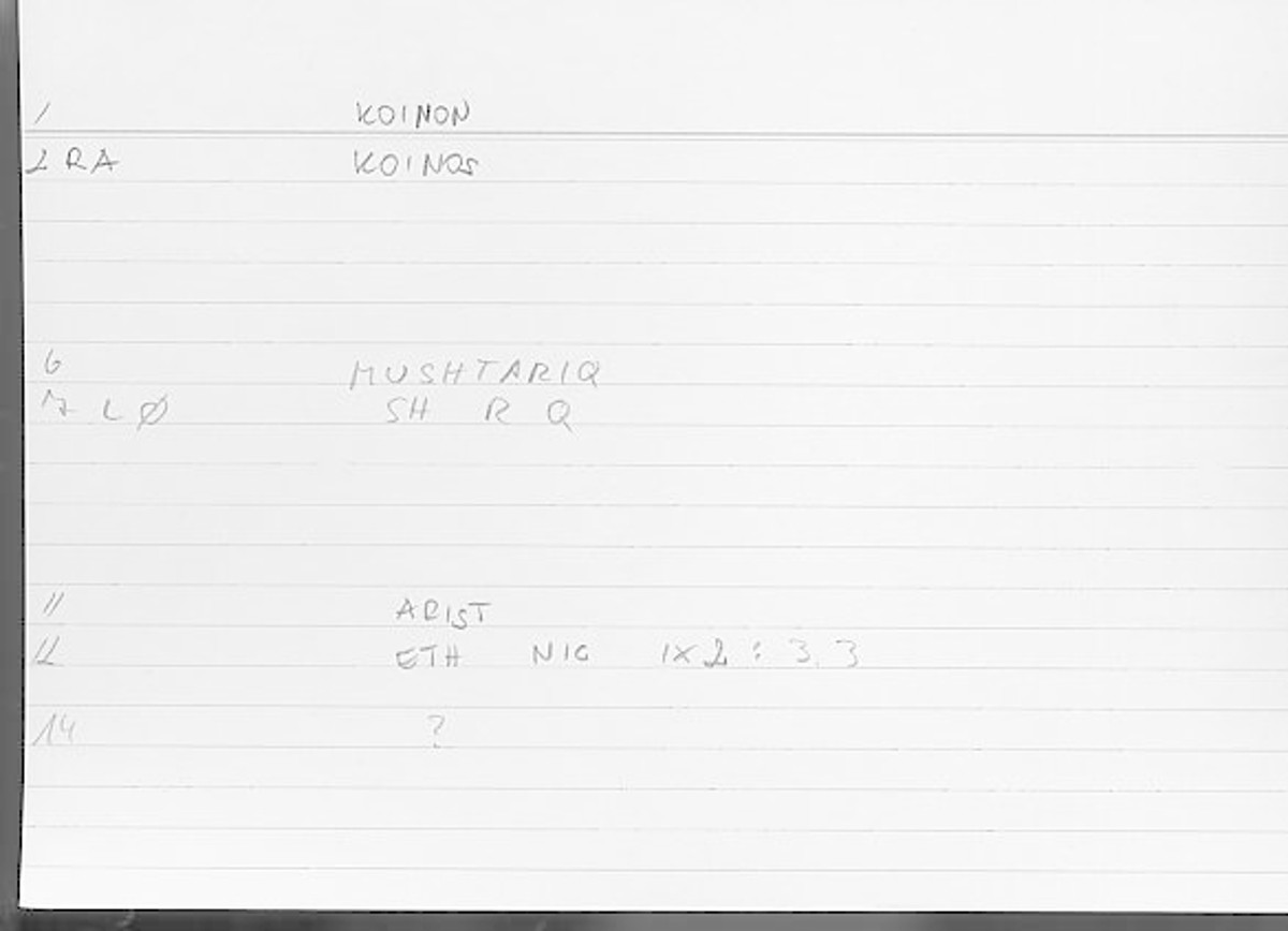 Filecard Arist.Eth-Nic.11092