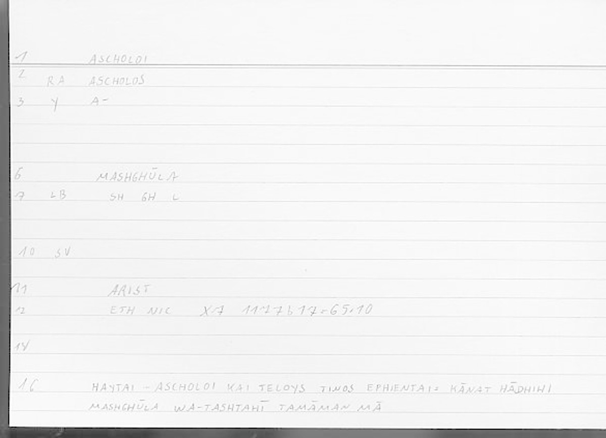 Filecard Arist.Eth-Nic.11098