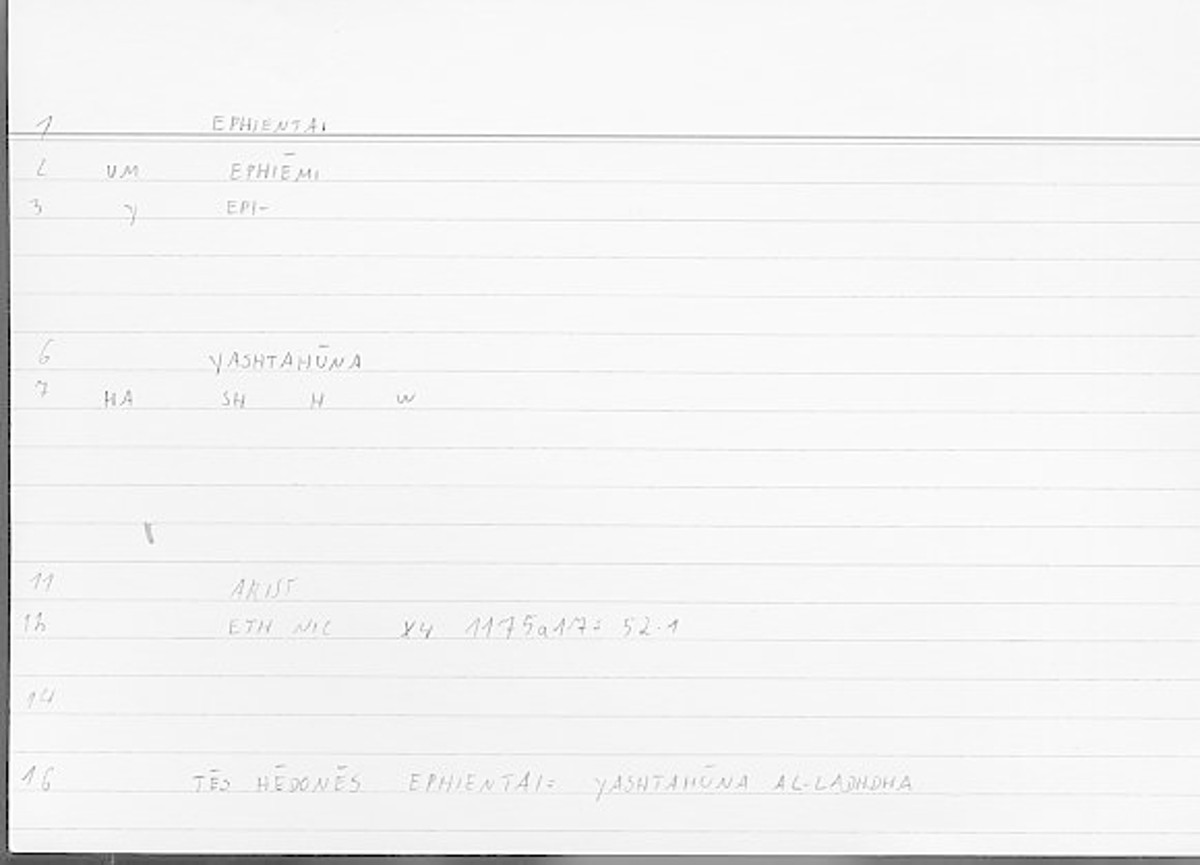 Filecard Arist.Eth-Nic.11103