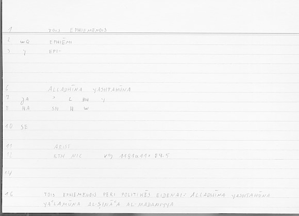 Filecard Arist.Eth-Nic.11104