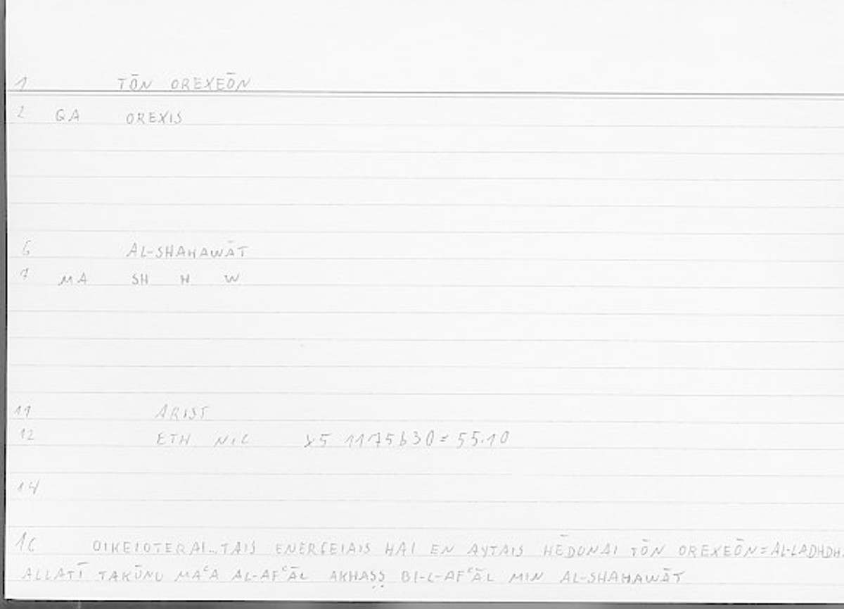 Filecard Arist.Eth-Nic.11107