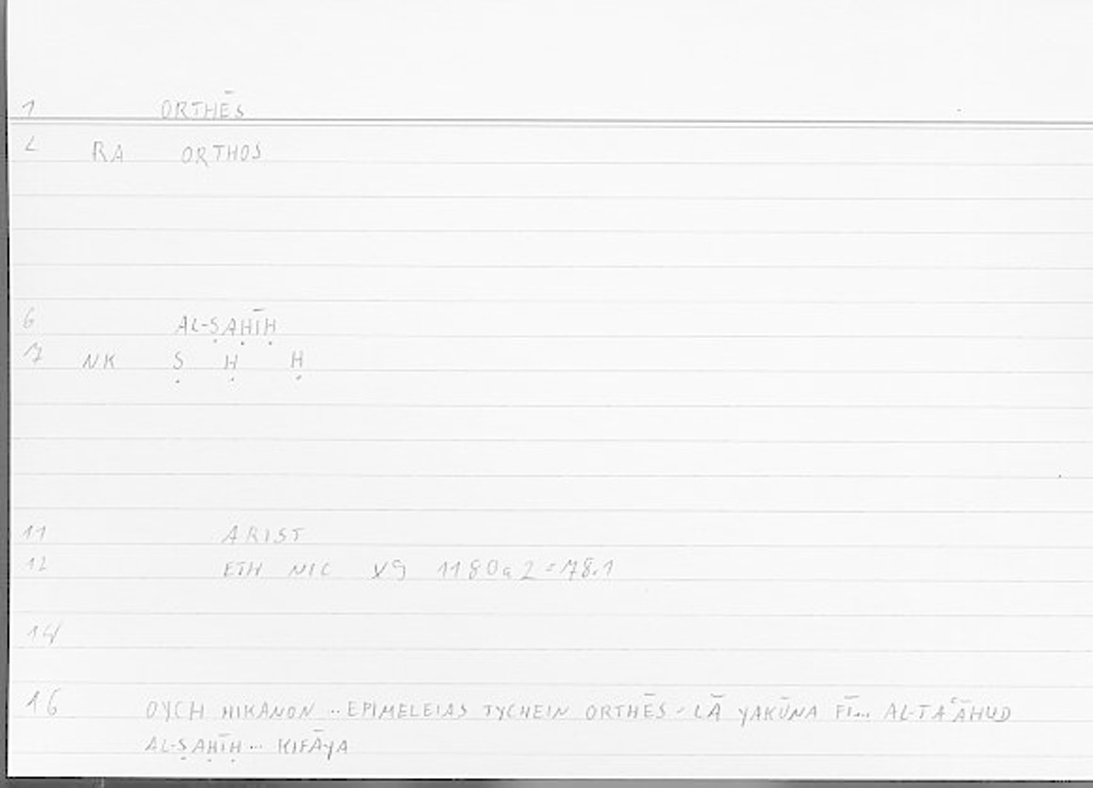 Filecard Arist.Eth-Nic.11131