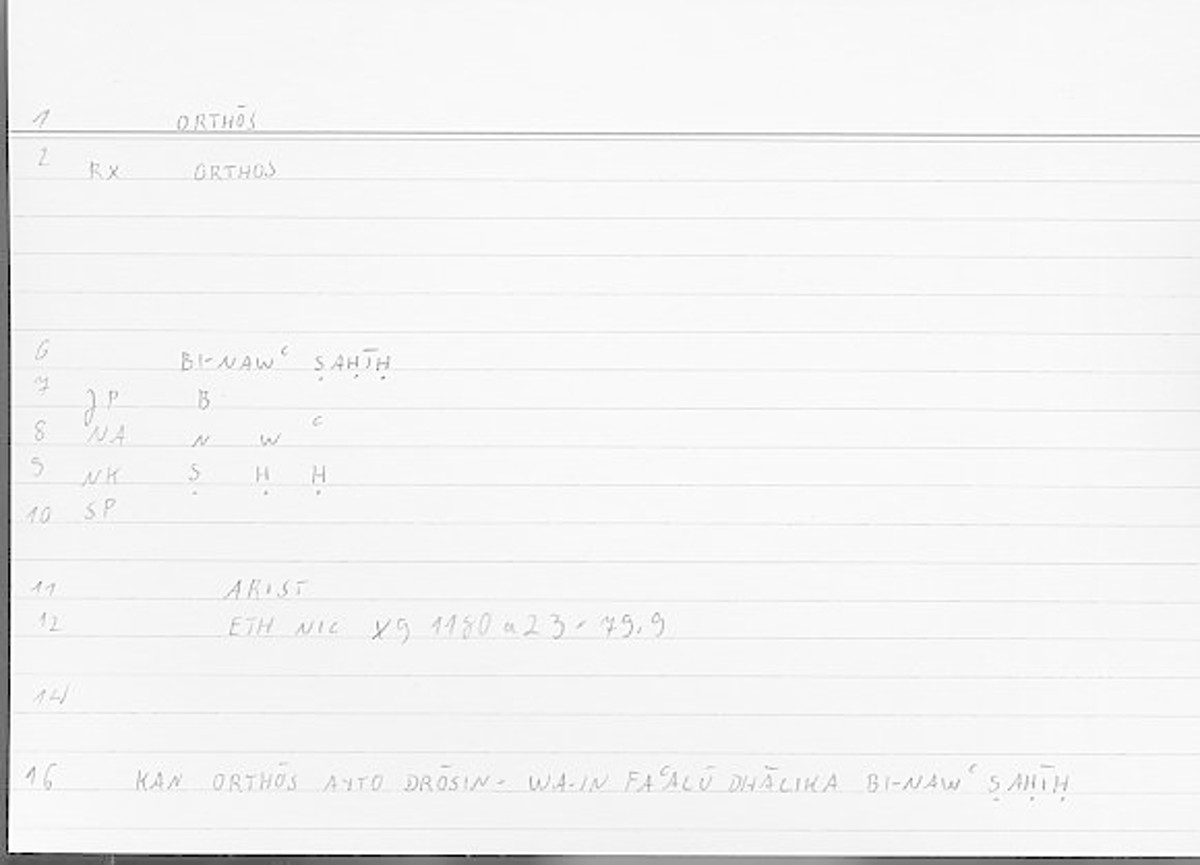 Filecard Arist.Eth-Nic.11132