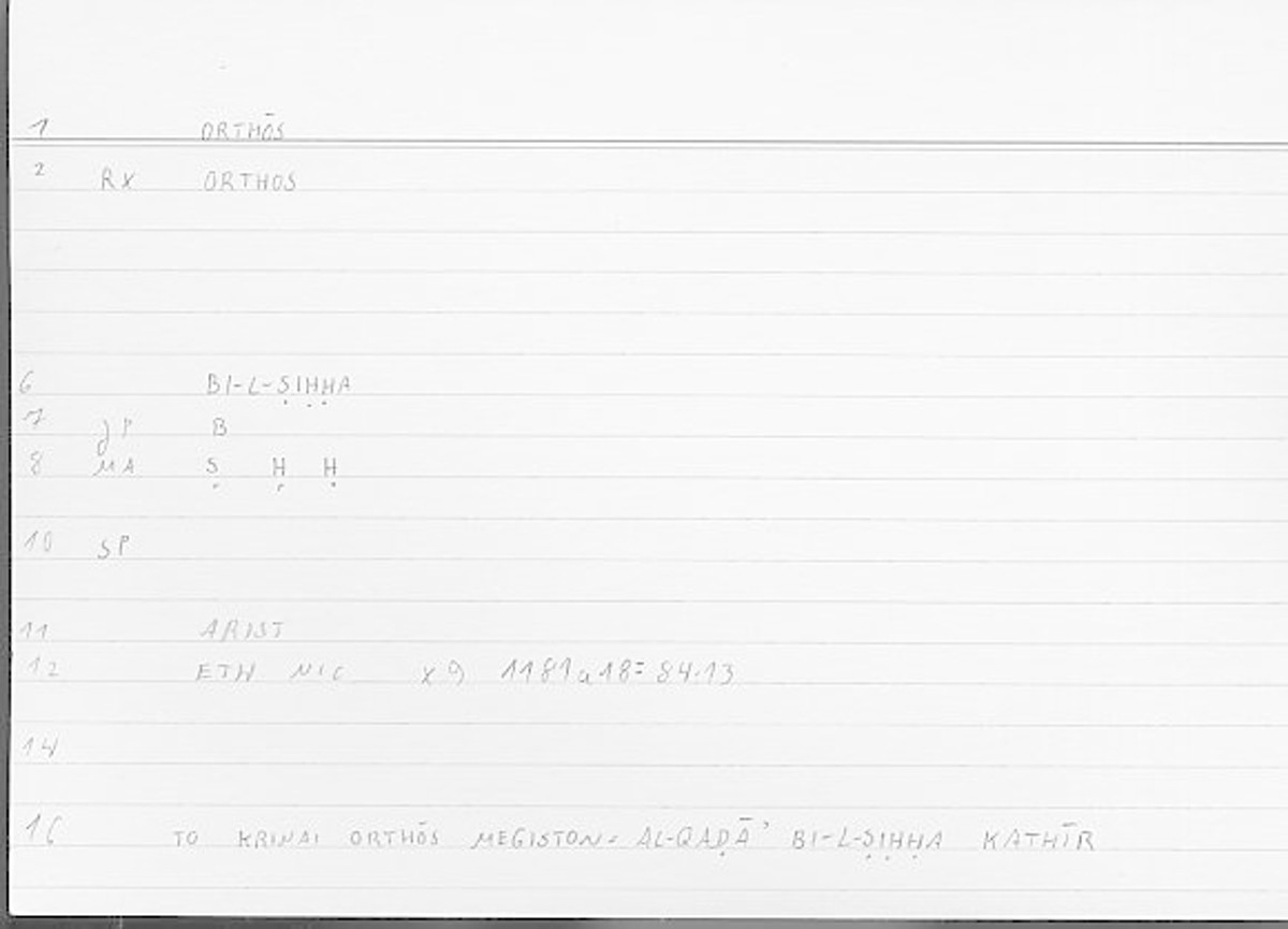 Filecard Arist.Eth-Nic.11134