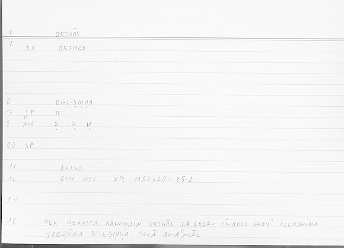 Filecard Arist.Eth-Nic.11135