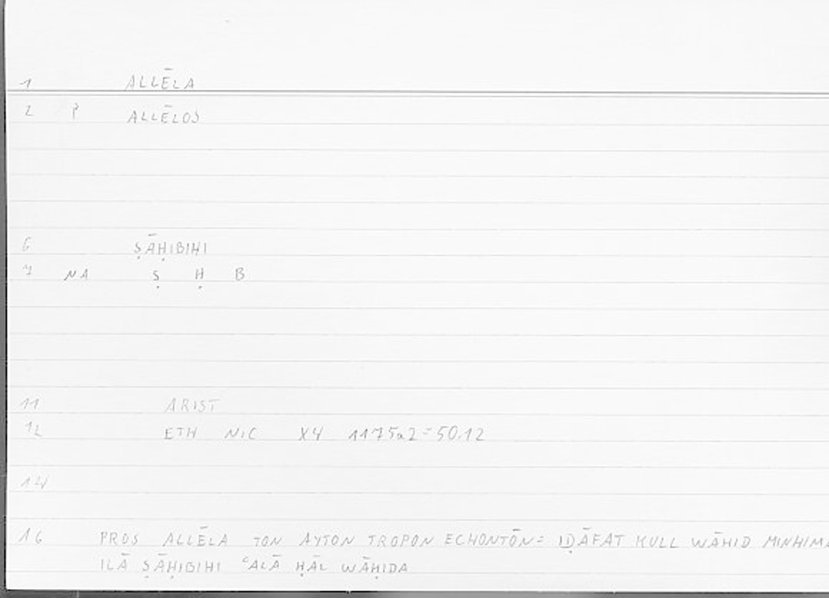 Filecard Arist.Eth-Nic.11136