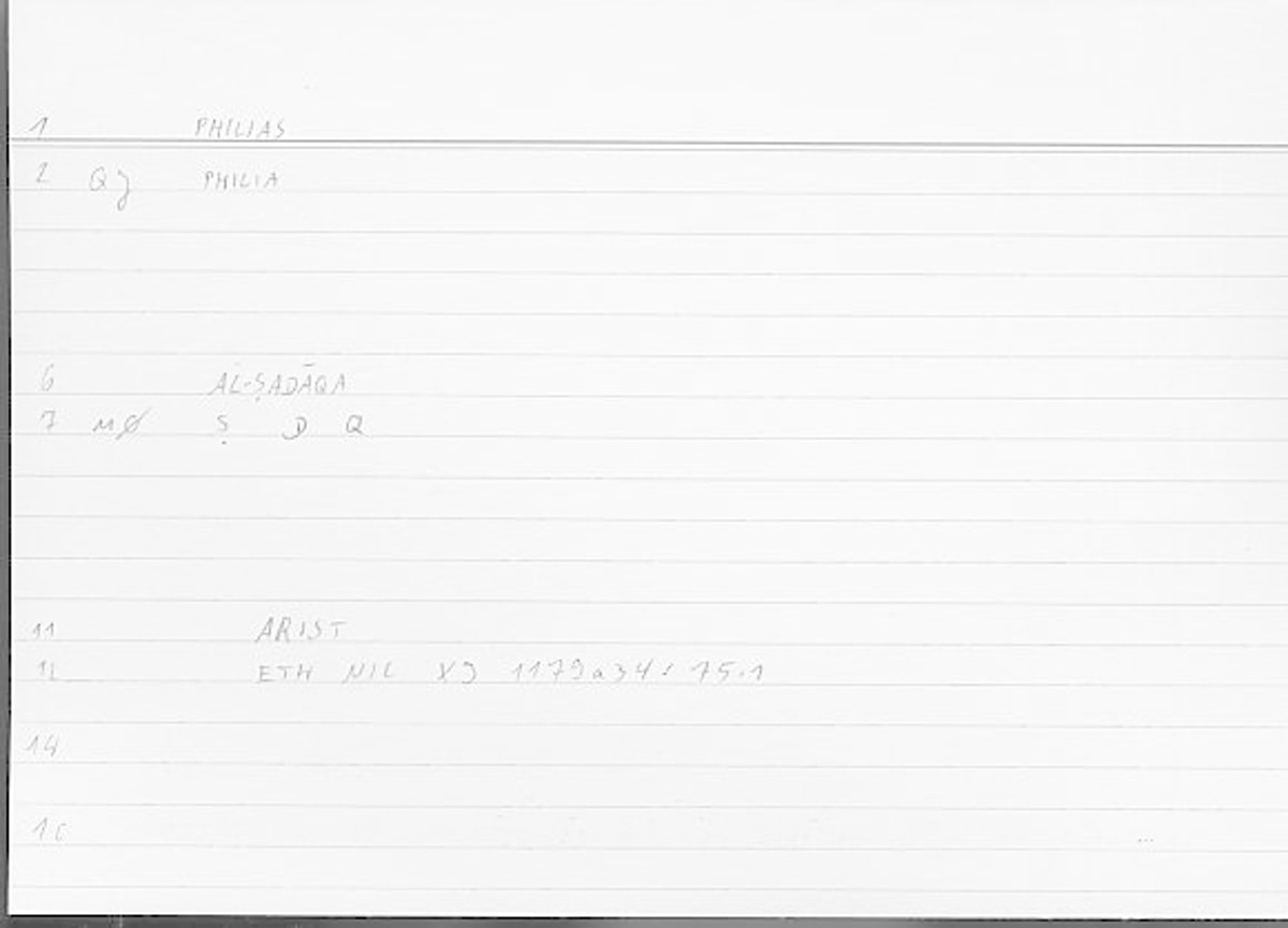 Filecard Arist.Eth-Nic.11156