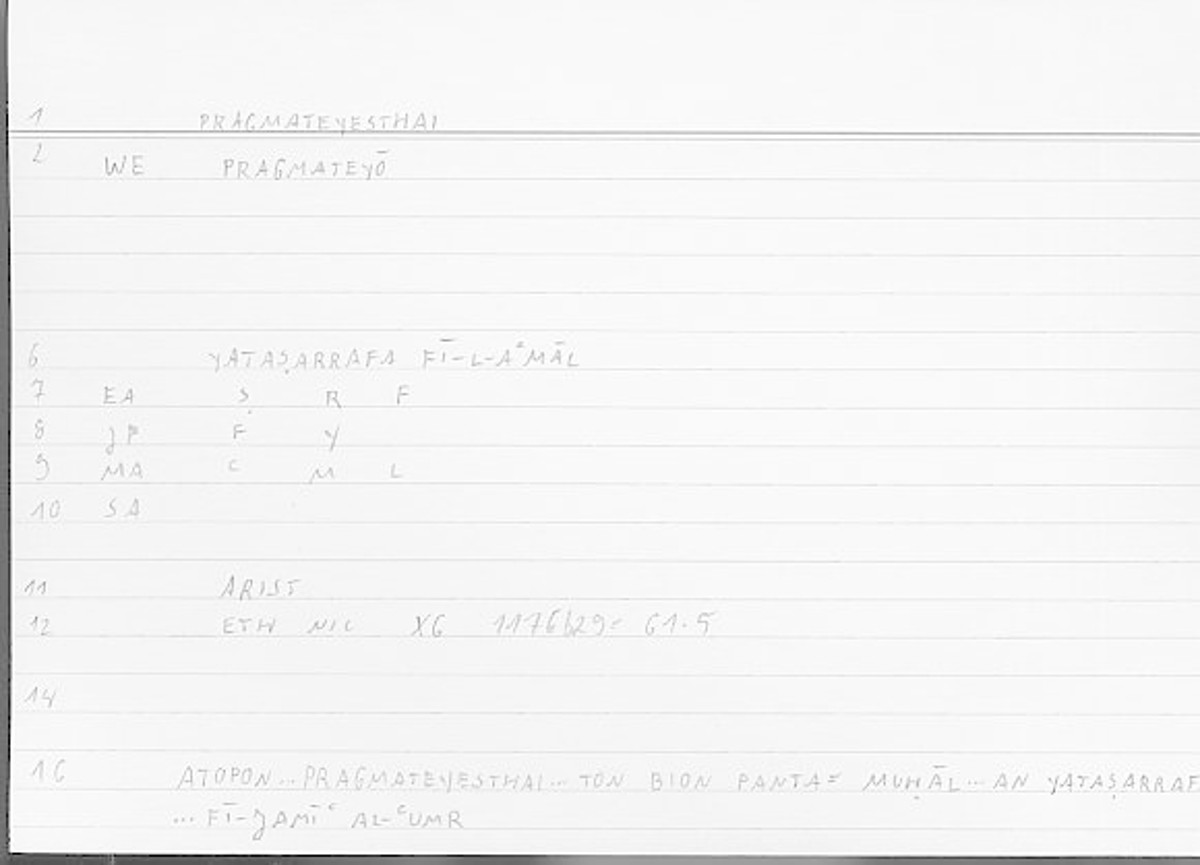Filecard Arist.Eth-Nic.11159
