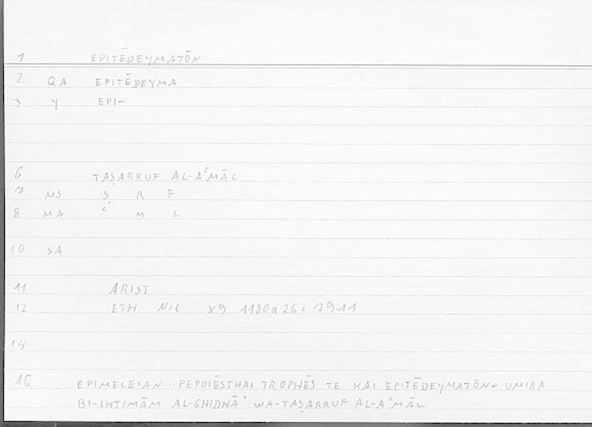 Filecard Arist.Eth-Nic.11163