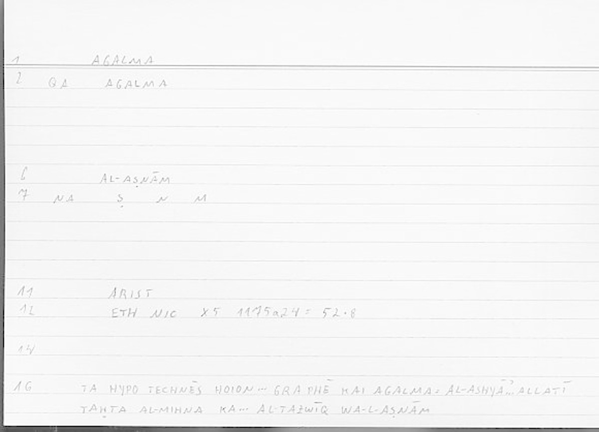Filecard Arist.Eth-Nic.11174