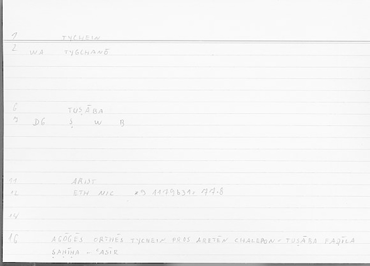 Filecard Arist.Eth-Nic.11175