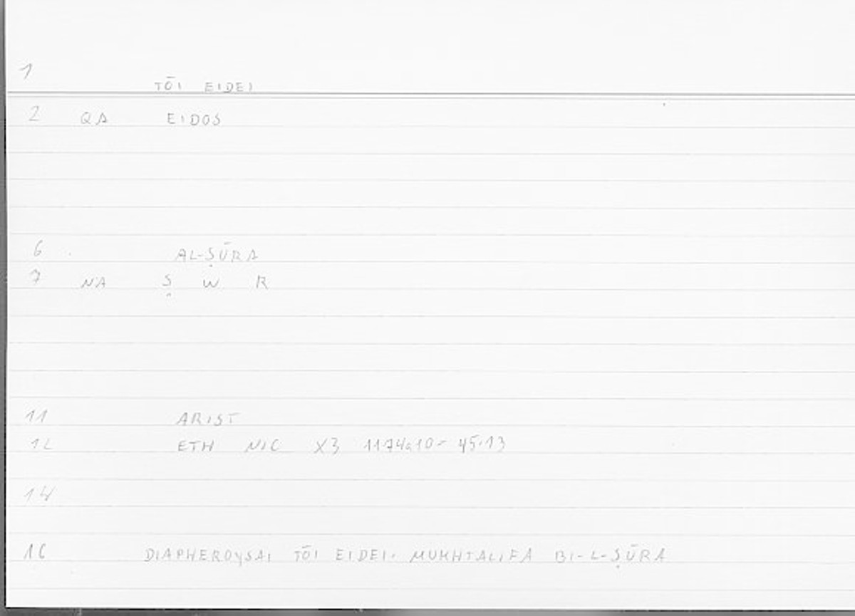 Filecard Arist.Eth-Nic.11176